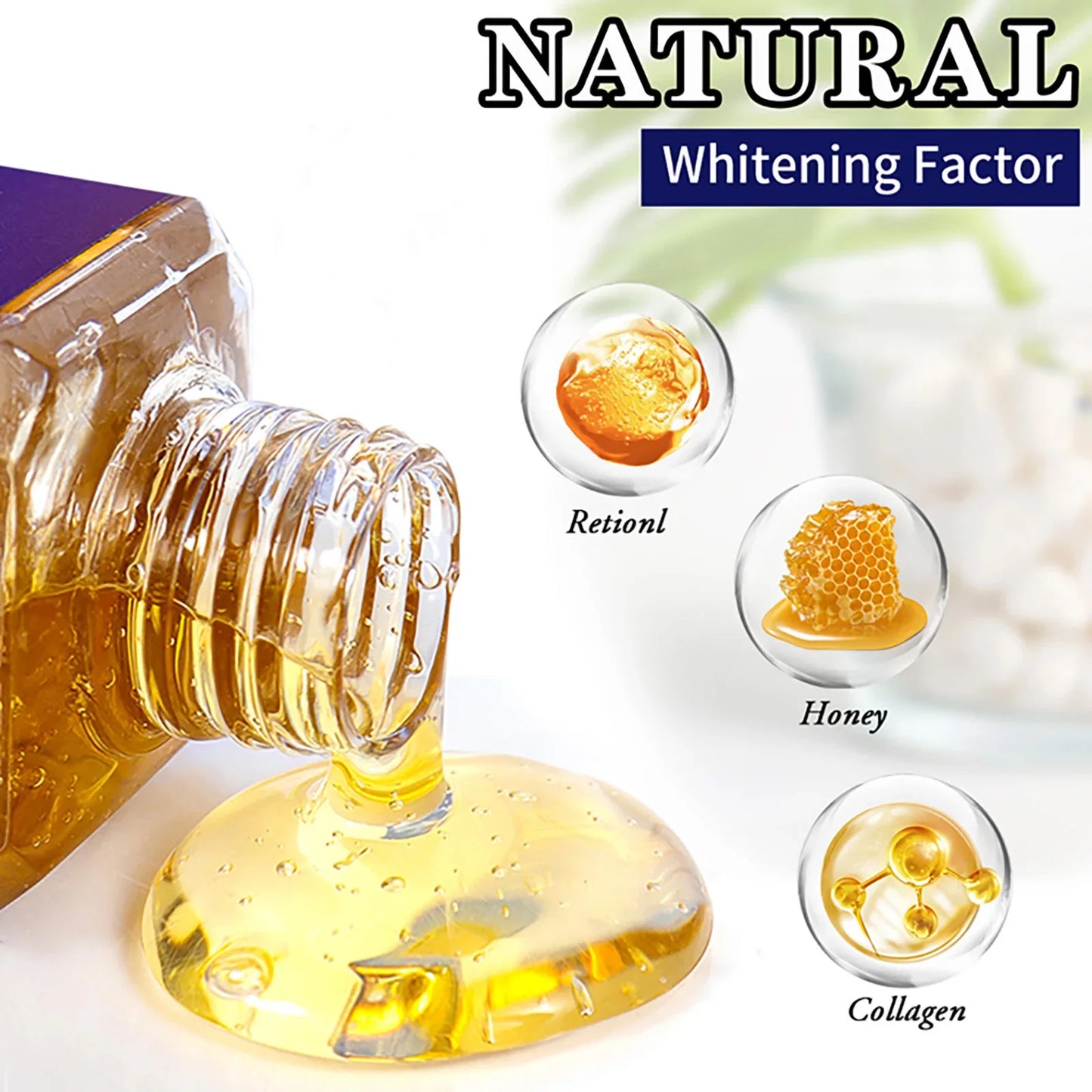LKIAE Retinol Whitening Skin Care Set, Moisturizing, Reduce Wrinkles, Fine Lines, Dark Spots, With Collagen, Snail Extract