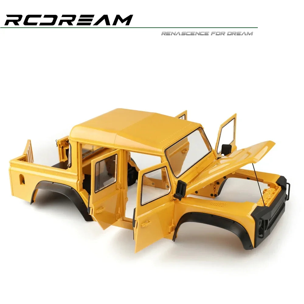 RCDream RD110 Pickup 313mm Hard Body Car shell DIY Version For 1/10 Axial SCX10 III SCX10 II 313mm Scale Crawler DIY Upgrade
