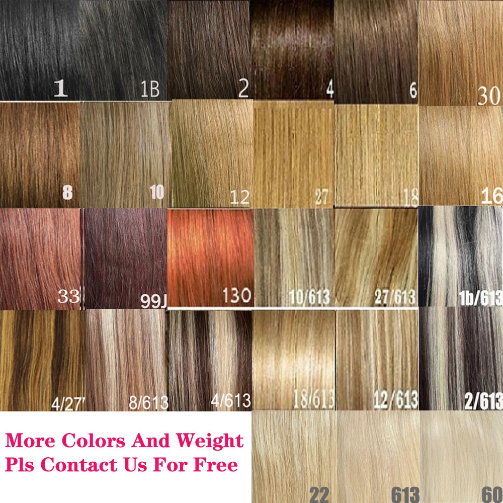 ZZHAIR 100% Human Remy Hair Extensions 2pcs Set 16"-28" 100g-200g  Clips-in Two Pieces Natural Straight 1x20cm 1x15cm