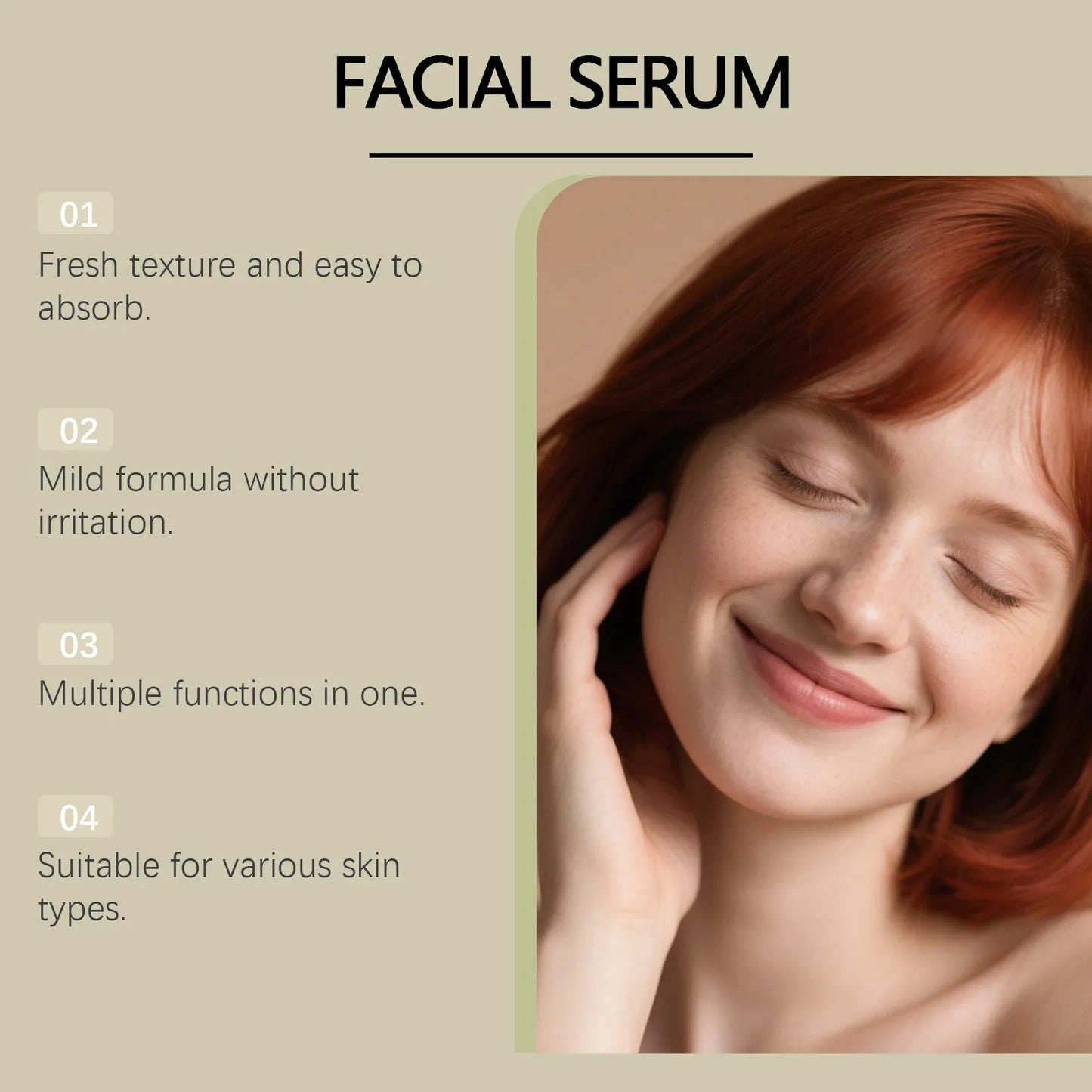Copper Peptides Moisturizing Facial Essence Increase Facial Elasticity Smooth Firming Skin Improve Fine Lines Sooth Face Serum