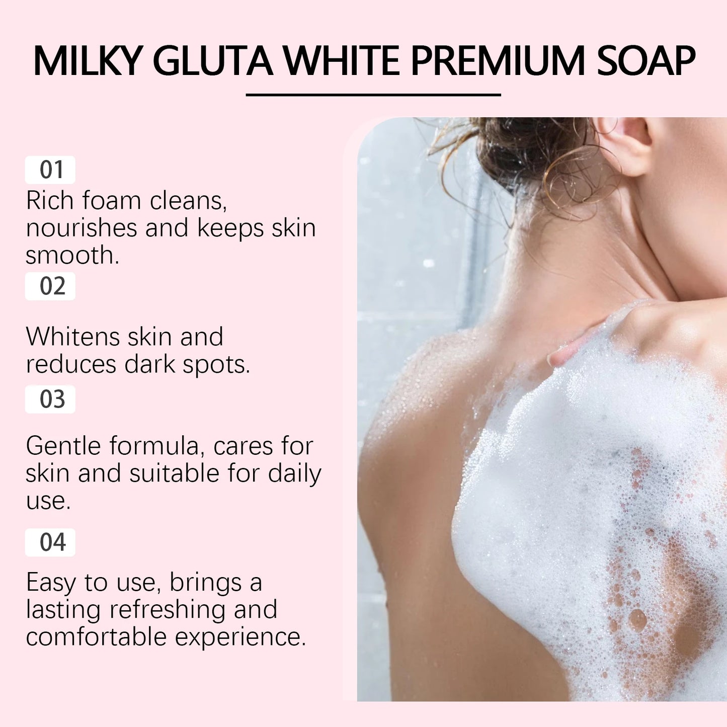 Milk Moisturizing Soap Cleansing Nourish Rich Foam Reduce Dark Spot Oil Control Bleaching Brightening Body Bathing Handmade Soap