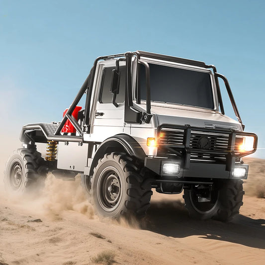 MN333 RC Car Unimog U4000 2.4GHz 1:18 4WD Full Proportional Throttle Steering Off-Road Vehicle Toy Gift Boy