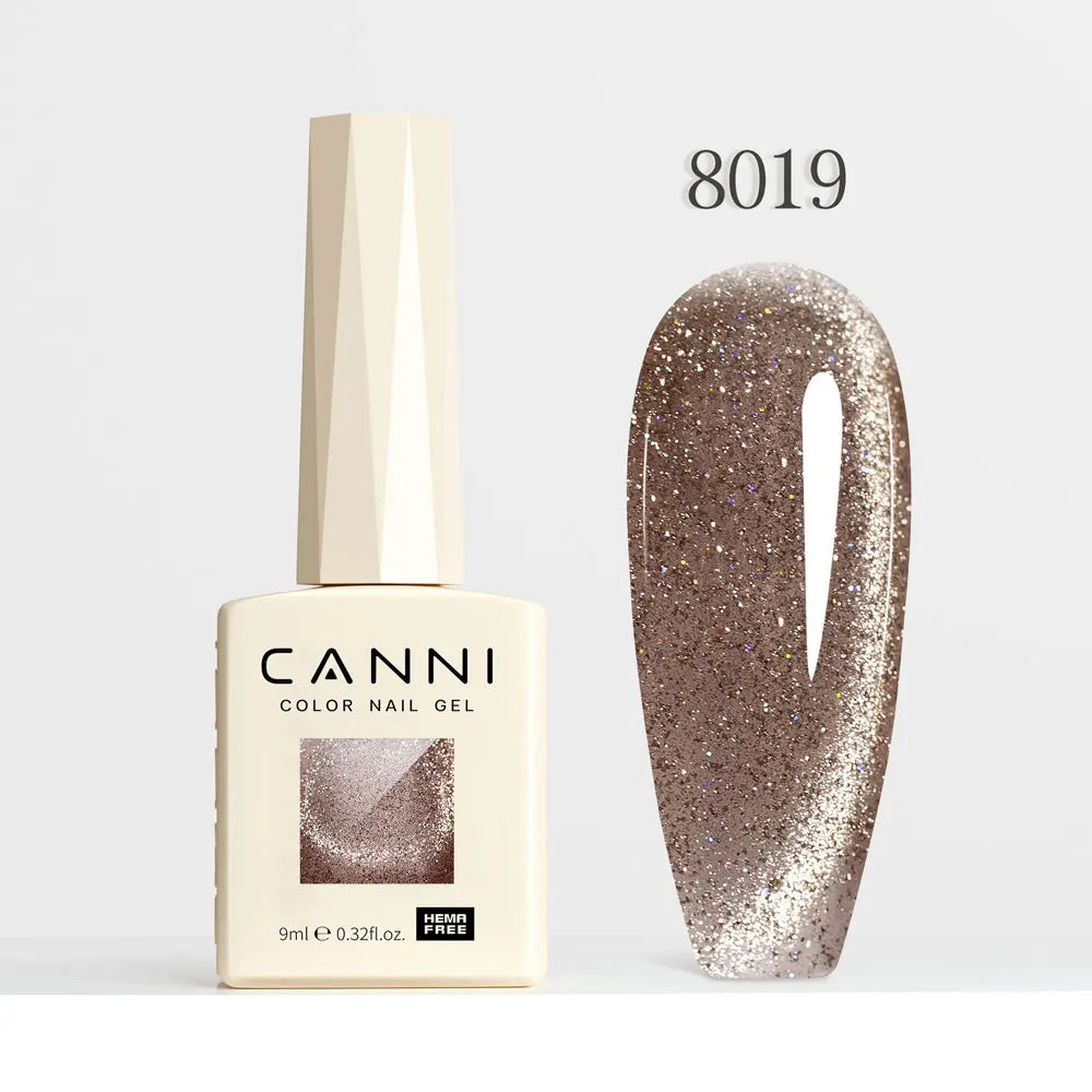 9ml CANNI Nail Gel Polish HEMA FREE Diamond Sparkle Sequin Gorgeous Color Venalisa Semi Permanent Soak Off UV LED Glitter Nails