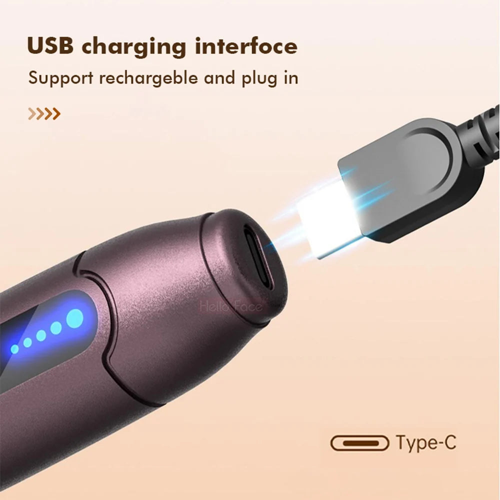 Original Dr. pen A10 Microneedling Pen 0.25mm 5 Speeds Type-C Charger 2 Cartridges Wave Needle Design