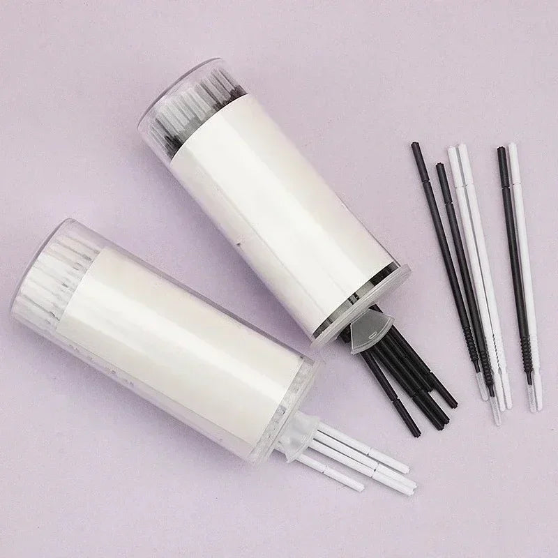 100 Pcs Disposable Spiral Mascara Brush Handle Microbrush Applicator Lashes Brushes Eyelash Extension Makeup Tools lash brush