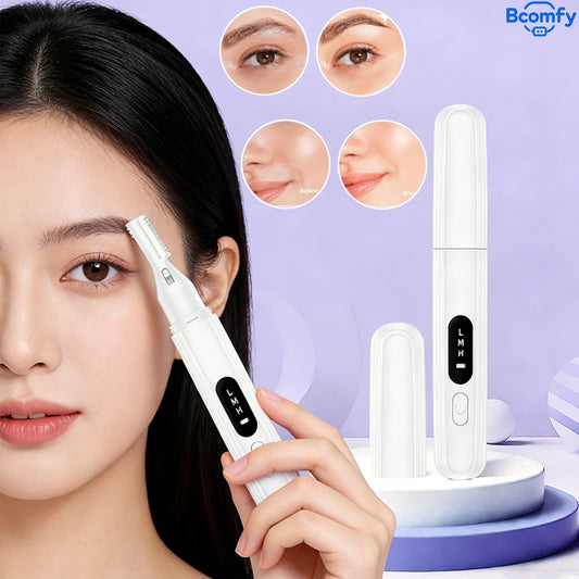 Electric Eyebrow Trimmer Electric Face Hair Remover Eyebrow Hair Trimmer Mini Portable Women Body Hair Shaver Remover