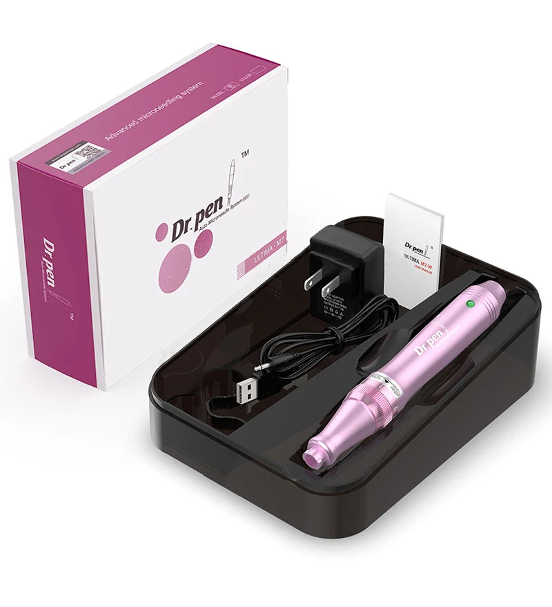 Electric Dr. Pen Ultima M7 Professional Derma Pen Nanoneedles Tatoo Machine 0.25mm Needle Skincare Tool SPA Care