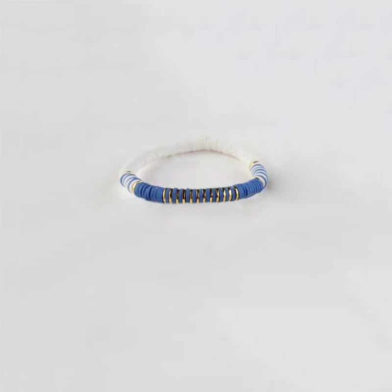 2020 Winter New Products Retro Wild Silicone Bracelet Handmade Ethnic Beach Jewelry For Women Men Adjustable Elastic Bangle Gift