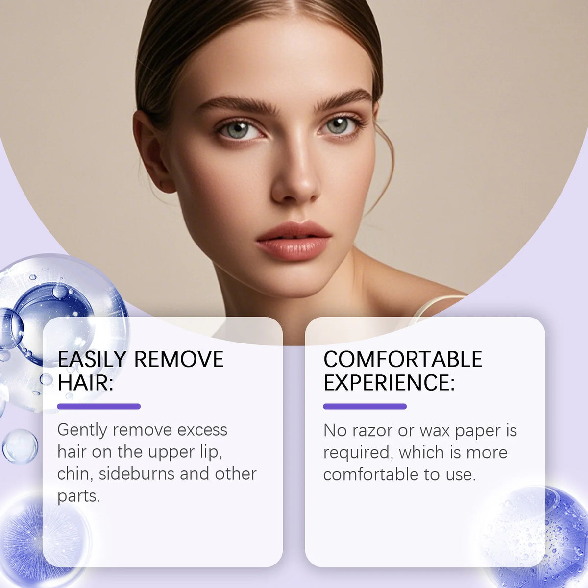 Painless Hair Removal Creams Fast Gentle Removal Skin Care Whitening Clear Lip Hair Underarm Depilation Cream Women Men Beauty