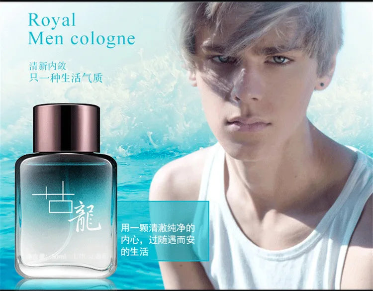 Men Pheromone Gentleman Perfume Natural Fresh Long-lasting Fragrance Cologne Perfume Couple Love Date Eau De Parfum 50ml