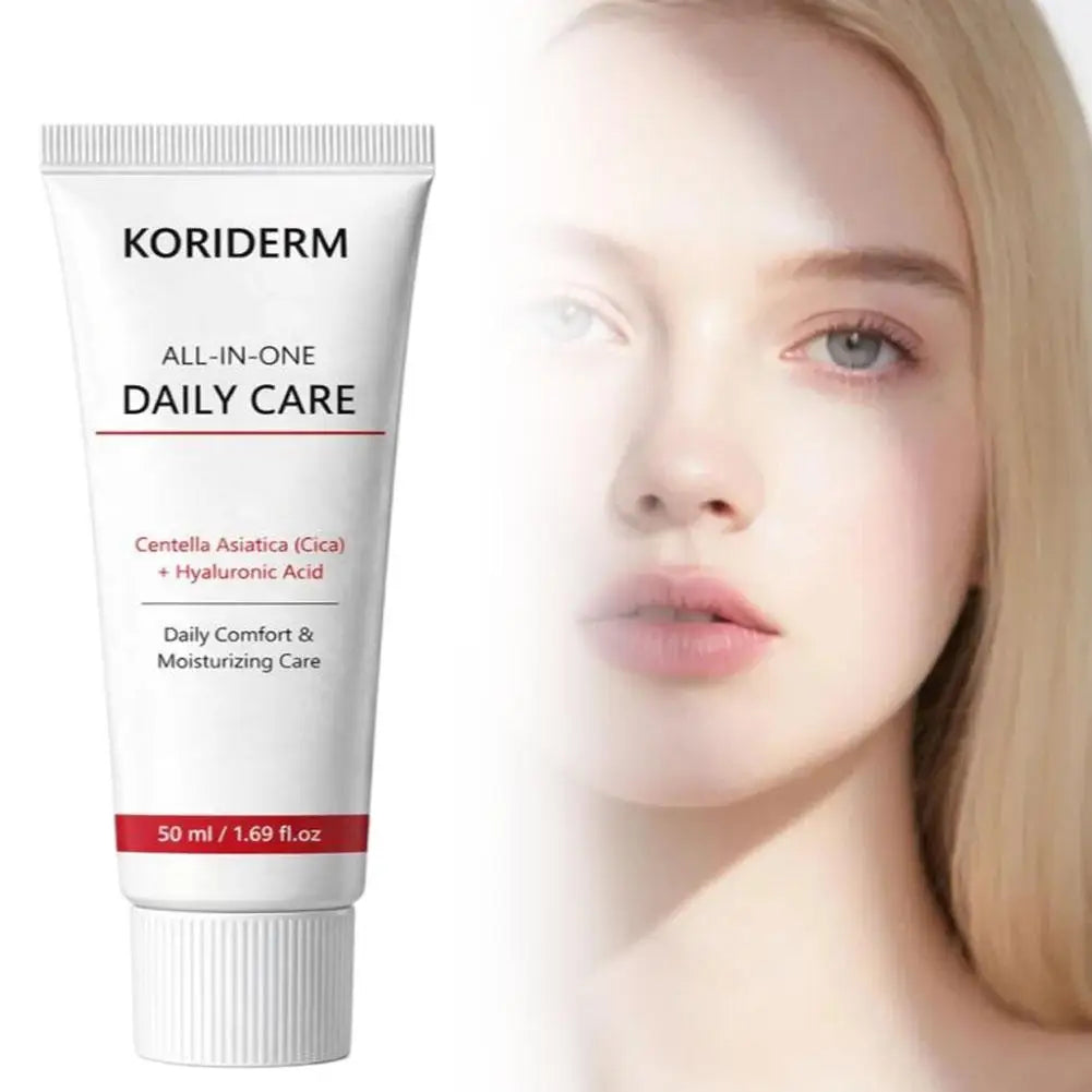 Centella Asiatica Face Cream Hyaluronic Acid Moisturizer Nourish Dry Skin Smoothing Rejuvenation Strengthen Barrier Skin Care