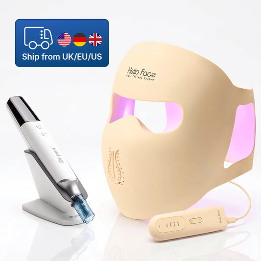 Professional Dr.pen M9 Microneedle Device With Hello Face M300 LED Mask Beauty machine Needle length 0.25 mm
