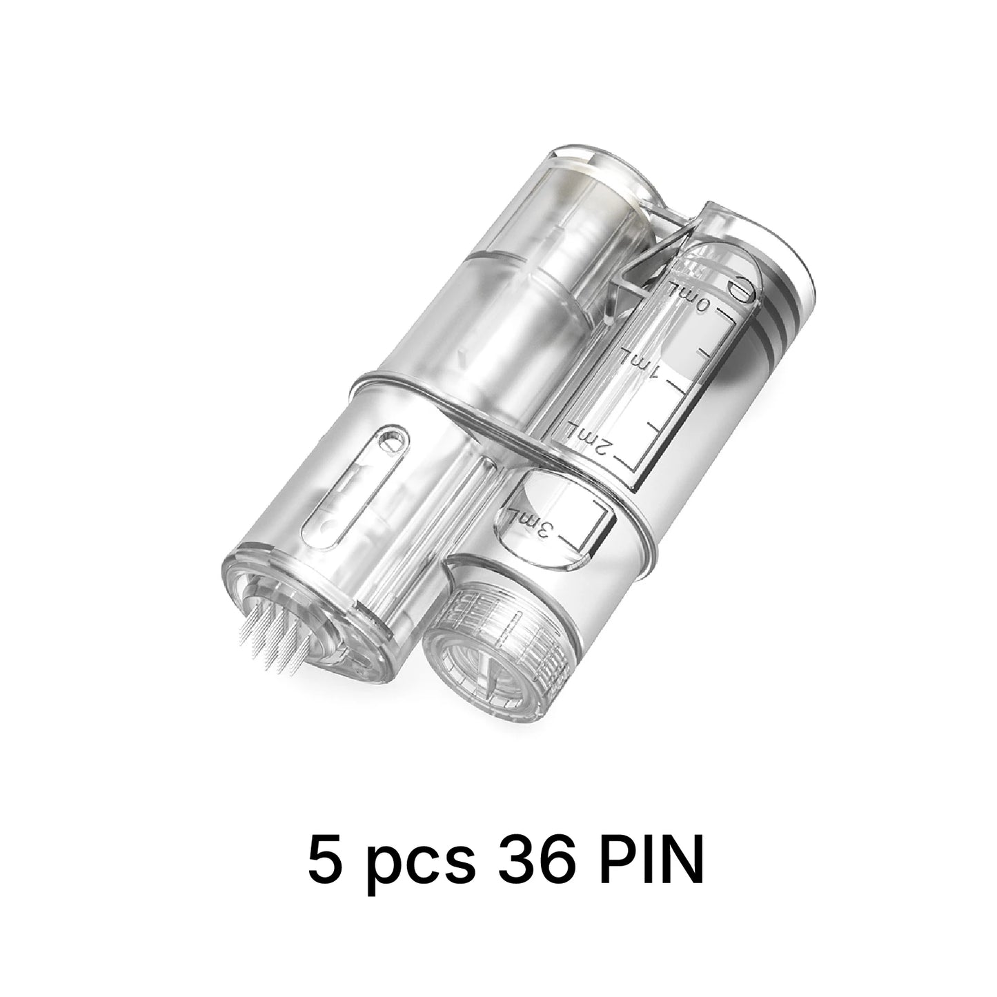 Dr. Pen H6 Cartridge 5 PCS 18 Pin 36 Pin 42 PIN Round Nano Derma Stamp Needle Support 3ML Serum 0.25 mm Needle Length