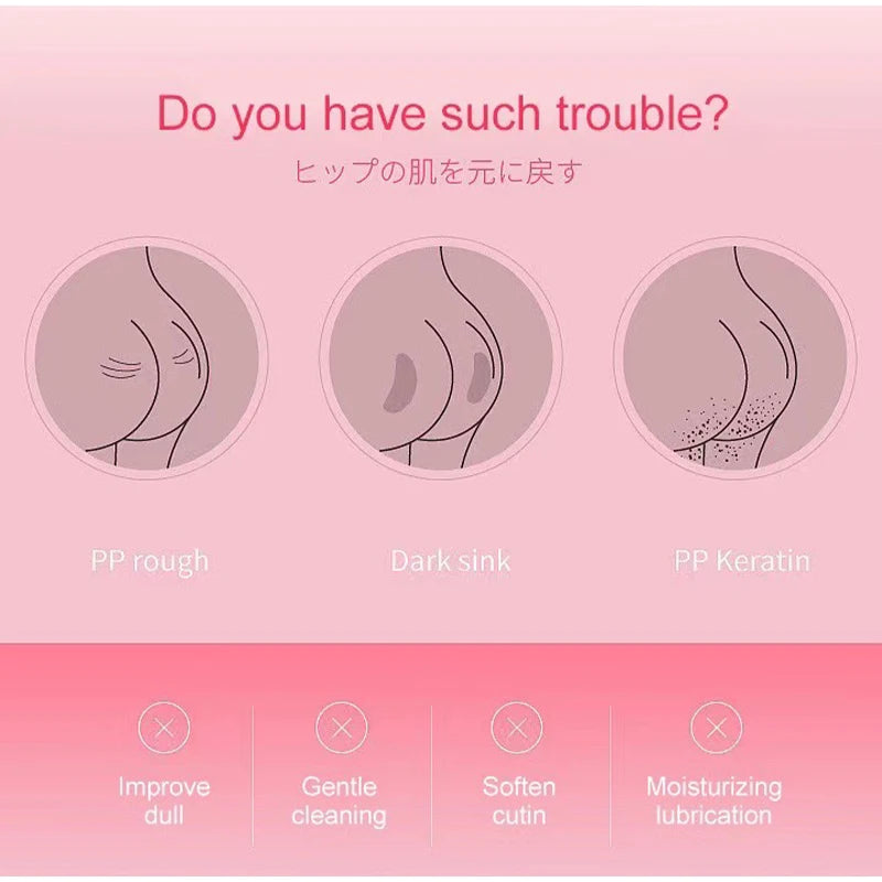 Peach Shaped Soap Bar:Intimate Area Underarm Hip Gentle Cleaning Exfoliation Brightening,Lighten Melanin Dull,Smooth Tender Skin