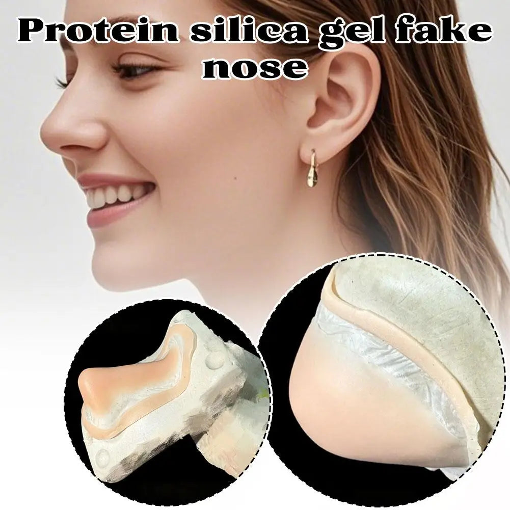 Protein Silicone Prosthetic Nose Cosplay Silicone Fake Environmentally Makeup Chin Safe Nose Effects Special Kit Friendly T W9J1