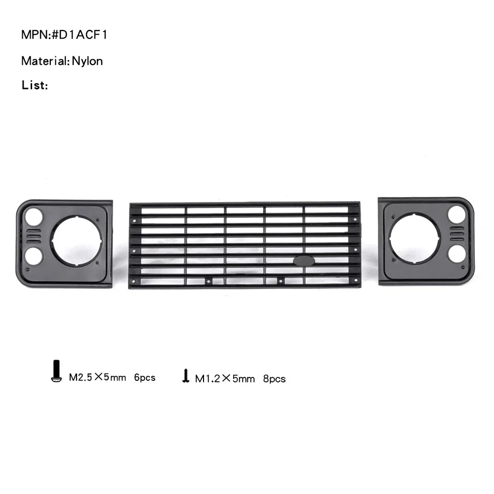 RCDream RD110 Pickup 313mm Hard Body Car shell DIY Version For 1/10 Axial SCX10 III SCX10 II 313mm Scale Crawler DIY Upgrade