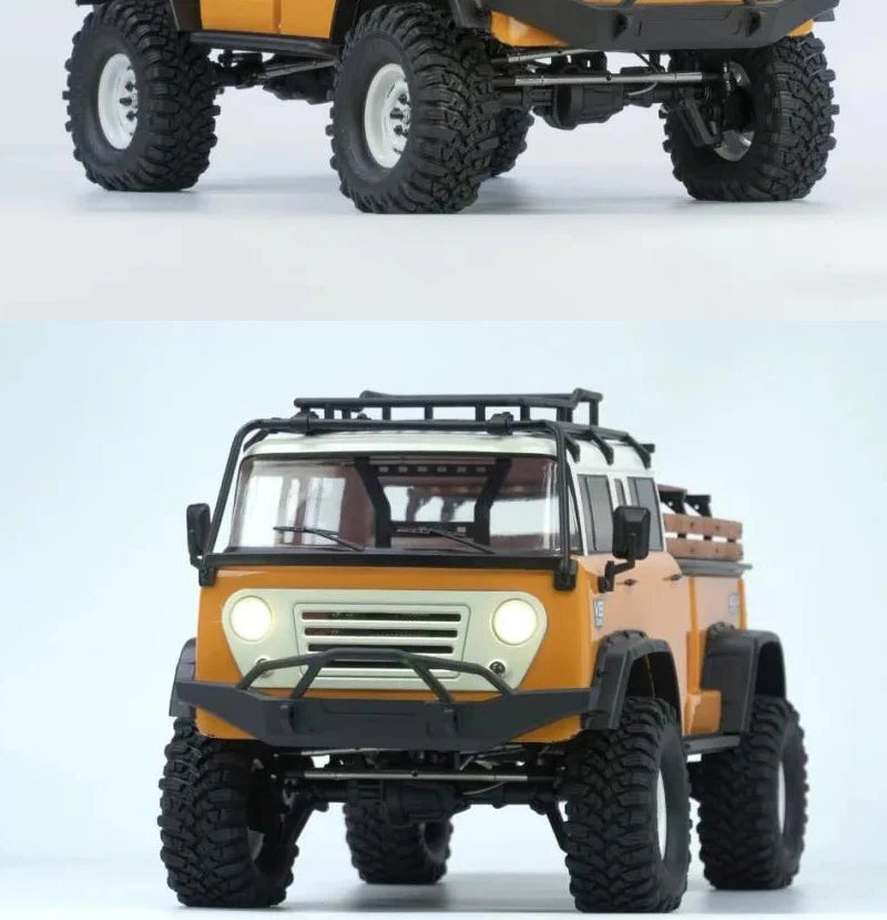 CROSSRC EMO JT4 RTR Simulation Climbing Truck Four-Wheel Drive Off-Road Rc Remote Control Electric Model Car Ocean Blue