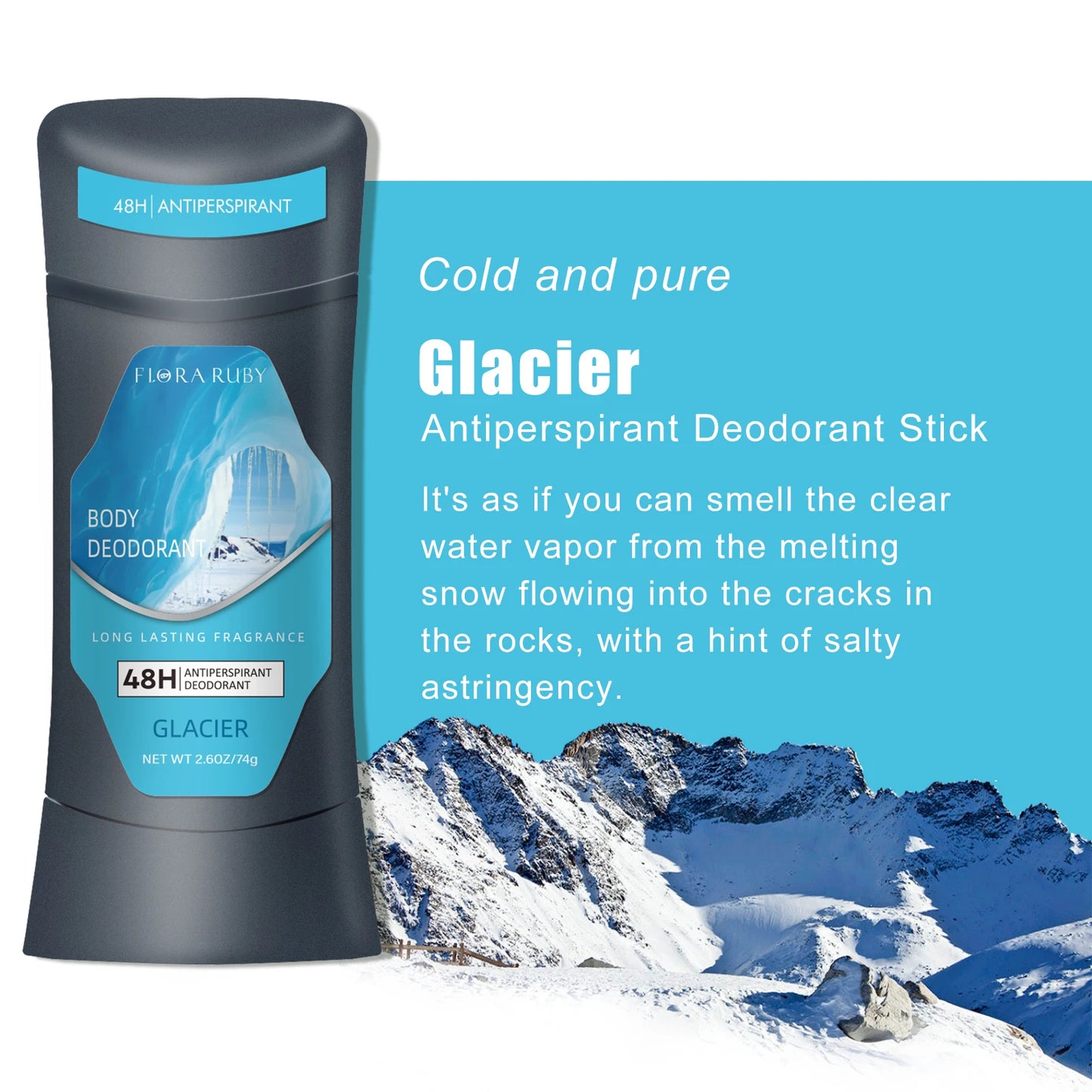 Men's Body Odor Remov Deodorant Stick Natural Remover Antiperspirant Stick Underarm Stop Sweating Care Lasting Refreshing Cream