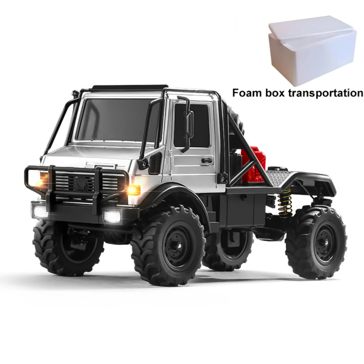 MN333 RC Car Unimog U4000 2.4GHz 1:18 4WD Full Proportional Throttle Steering Off-Road Vehicle Toy Gift Boy