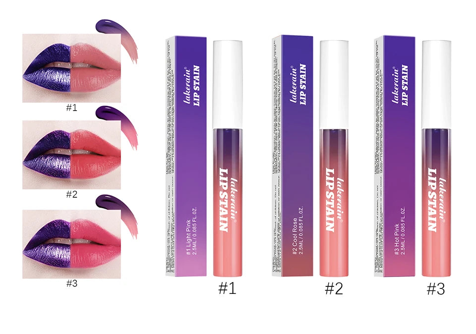 Long Lasting Waterproof Peel Off Lip Stain Lip Tint Transfer Proof Non-stick Cup Matte Reveal Lip Stain Cosmetics for Women