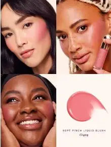 Rare Beauty Soft Pinch Liquid Blush Silky And Glides On Smoothly Long Lasting Plump Makeup Hope Love Virtue Happy Wonder Worth
