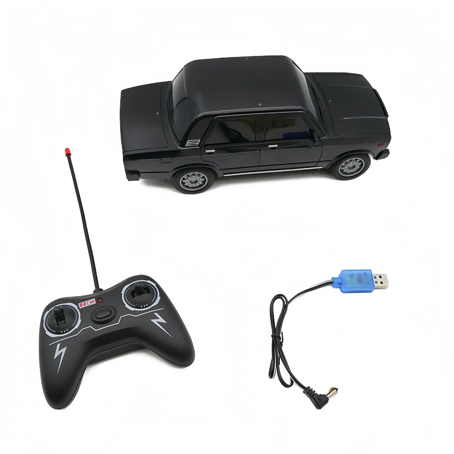 1: 12 Remote Control Car with Light Wireless Control Simulation Ladaniva Russian Car Model Children Toy Car