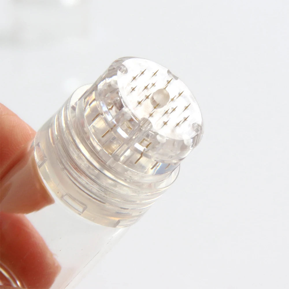 64/20 Hydra Needle Roller Titanium Microneedle Tips 0.25mm Automatic Gold Derma Stamp Skin Care