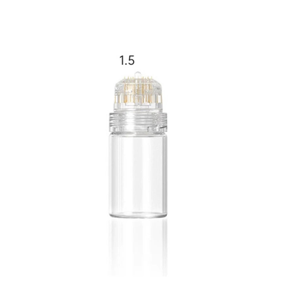 20Pins Derma Stamp Titanium Microneedling 0.25mm Derma Stamp Micro Needle for Personal Face Hair Beard Skin Beauty Care Tools