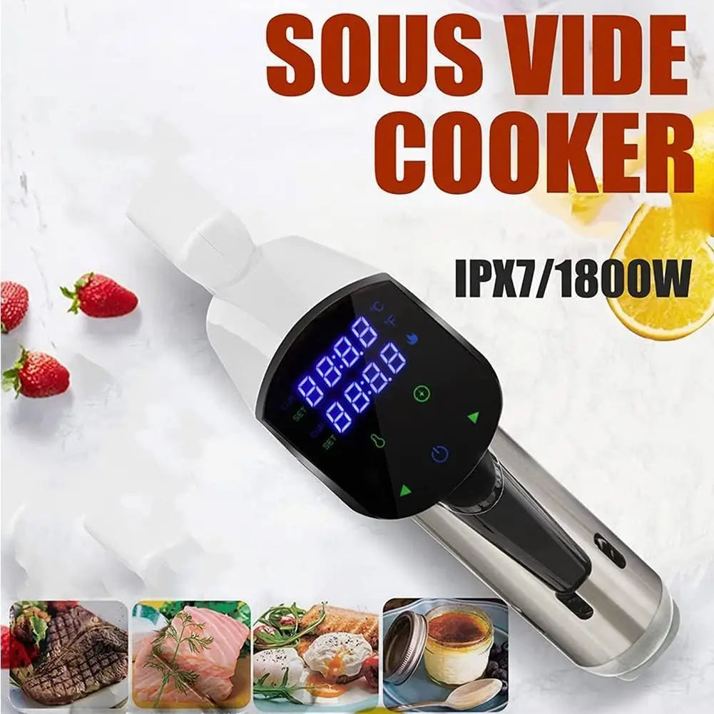 Sous Vide Immersion Circulator - Digital Temperature Control Water Cooker with Stainless Steel Heater for Professional Home Use