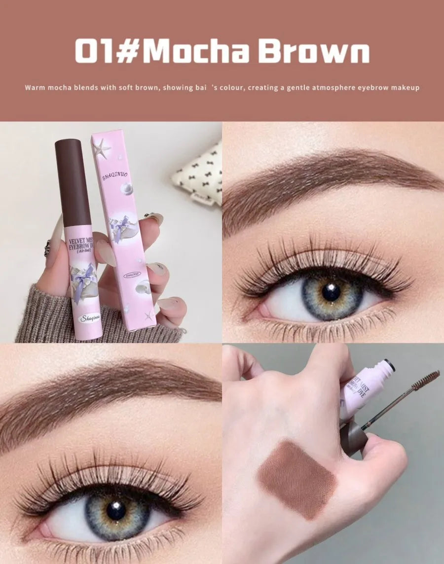 Cute Natural Mist Eyebrow Enhancer Dye Gel Tint Mascara SHAQINUO Long Lasting Quick Dry Dyeing Brow Tattoo Tint Brow Makeup