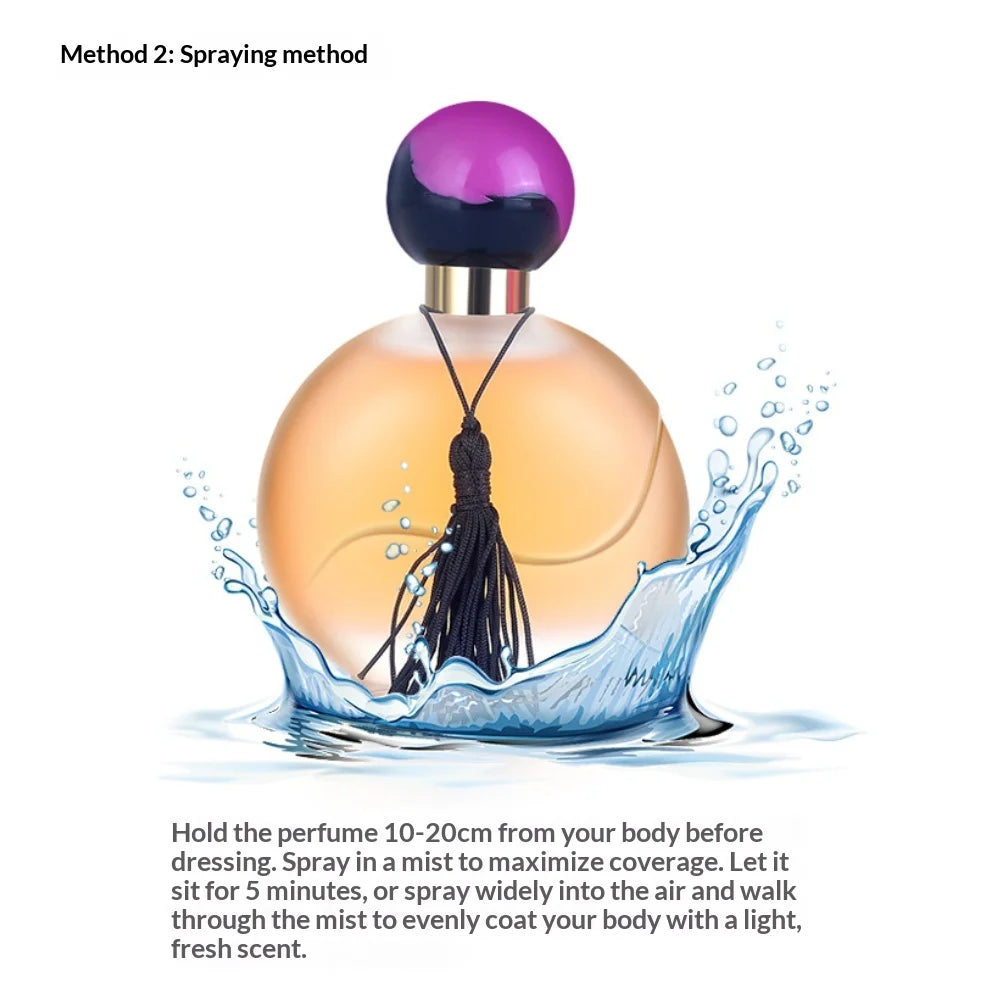 50ml Long-lasting Fresh Citrus Scent Premium Women's Perfume Long-lasting Fragrance Light Orange Notes For Women Long-lasting