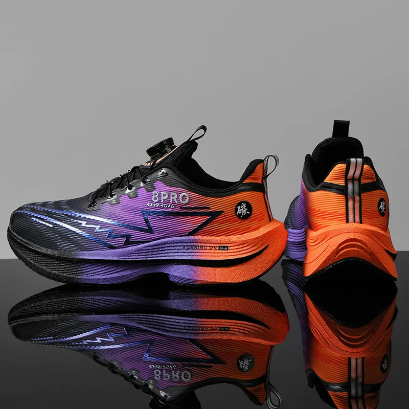 Men Running Shoes Casual Professional Carbon Board Marathon Sports Breathable Lightweight Women Comfortable Athletic Sneakers
