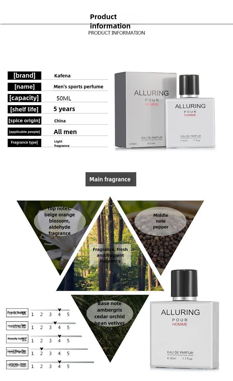 Top Selling Brand Eau De Toilette for Men Bleu de Homme 50ml – Long-lasting Fresh Scent  Elegant and Sporty  Fragrance for men