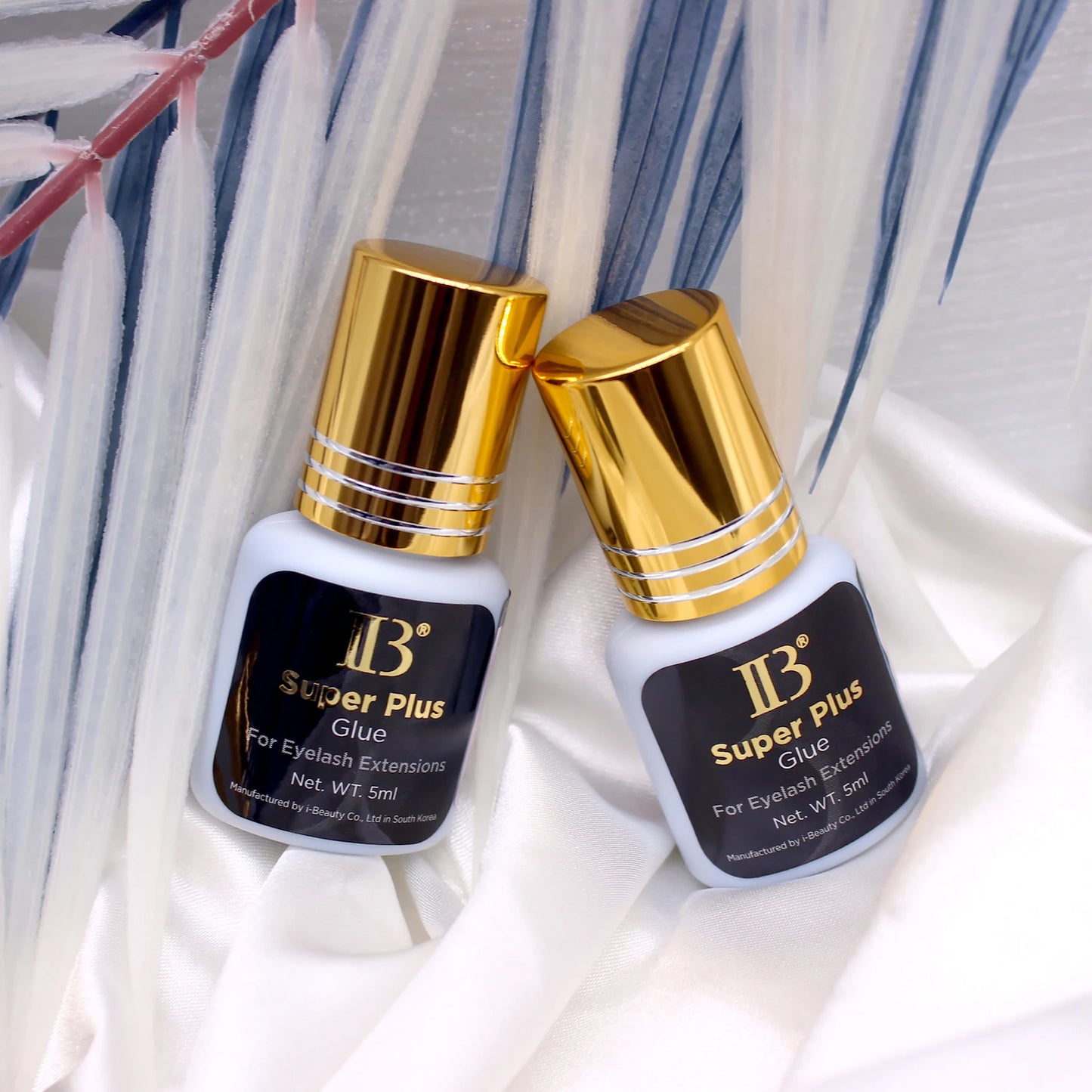 20 Bottles Original IBeauty Super Plus Glue for Eyelash Extensions 5ml Korea Golden Cap False Eyelash Glue Makeup Tools Supplies