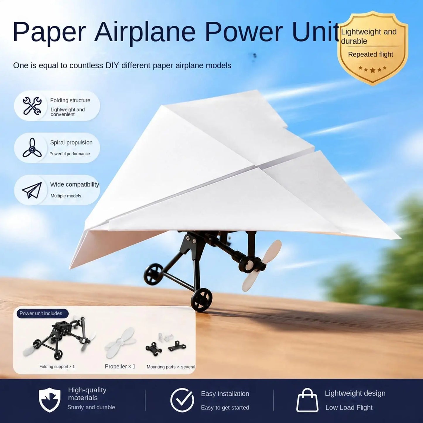 DIY RC Paper Airplane Kit Plane Toy With Gyro Stabilizer Electric Remote Control Plane For Boys Girls Backyard Park Beach