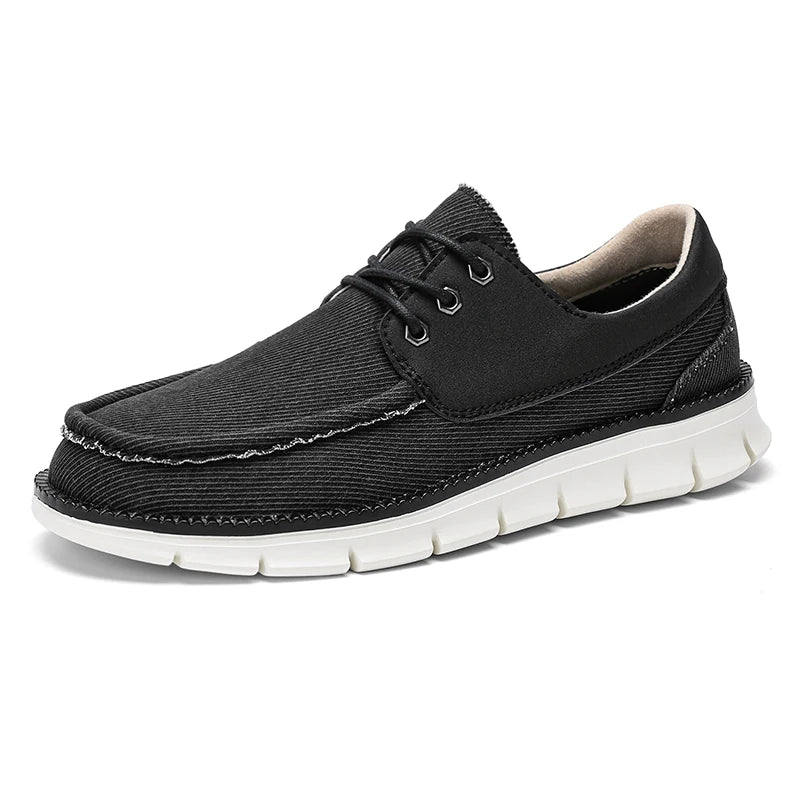 Large Size Outdoor Men's Casual Denim Canvas Shoes Vulcanize Shoes Fashion Luxury Style Designer Breathable Men Sneakers Loafers