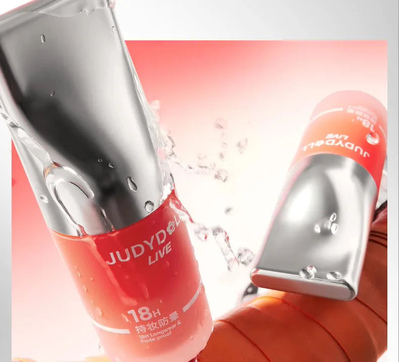 Judydoll Natural Flushed Liquid Blush - Brightening Glow Cheek Tint for Radiant Blurring Effect
