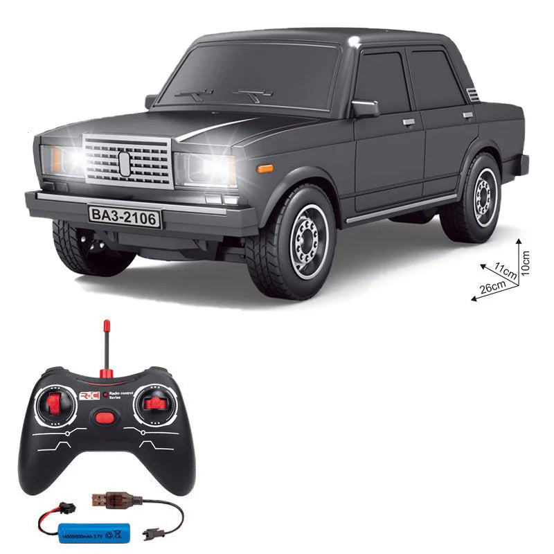 1: 12 Remote Control Car with Light Wireless Control Simulation Ladaniva Russian Car Model Children Toy Car