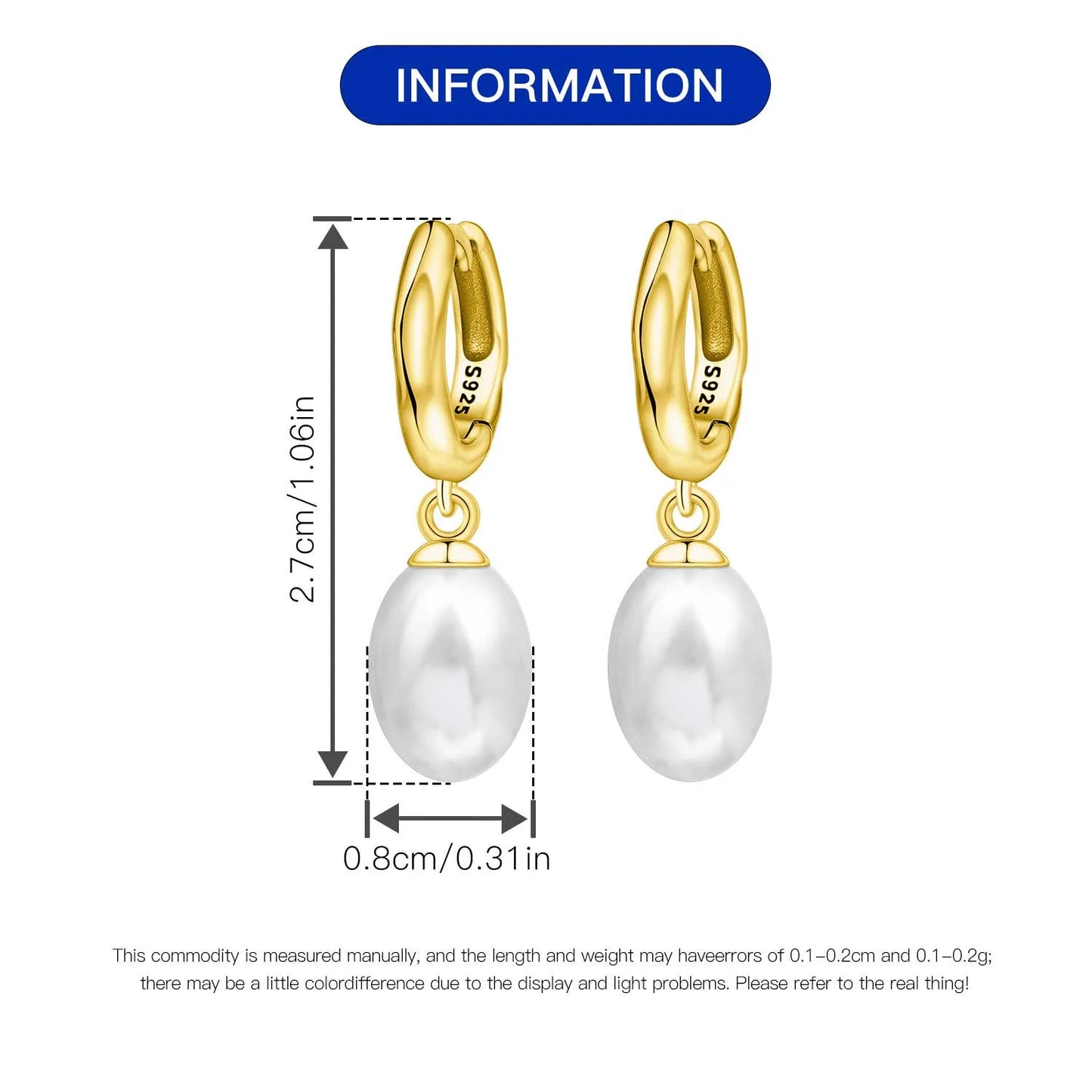 CYCUFF S925 Sterling Silver Zircon Simple Geometry Big Double Ring Earrings Birthday Party Gift Trend 2025 Jewelry Women Earring