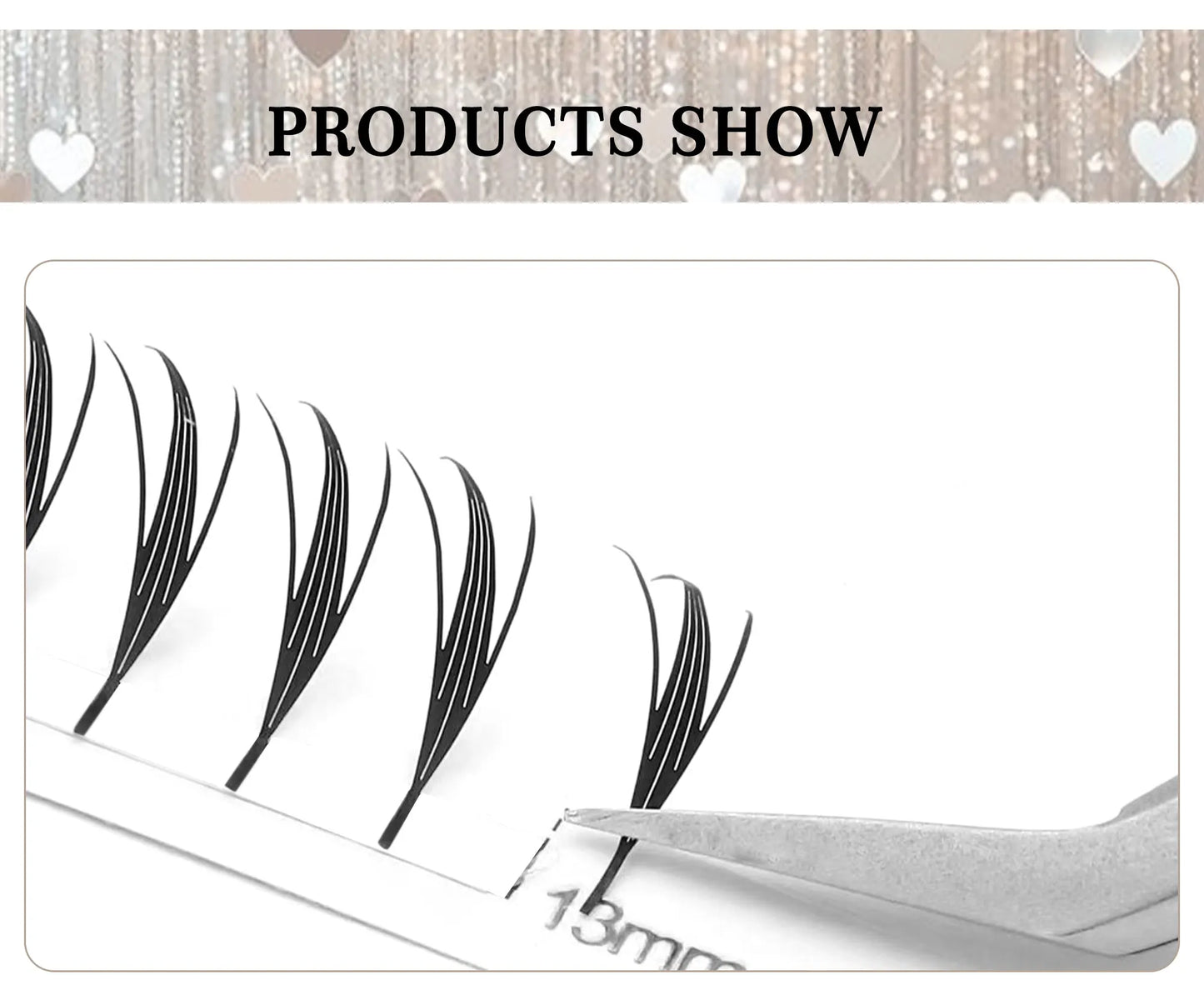 CoMango Comic Spire Lashes Light Luxury Manga Feather Shape Premade Fans Lash Russian Volume W Shaped Eyelash Extensions