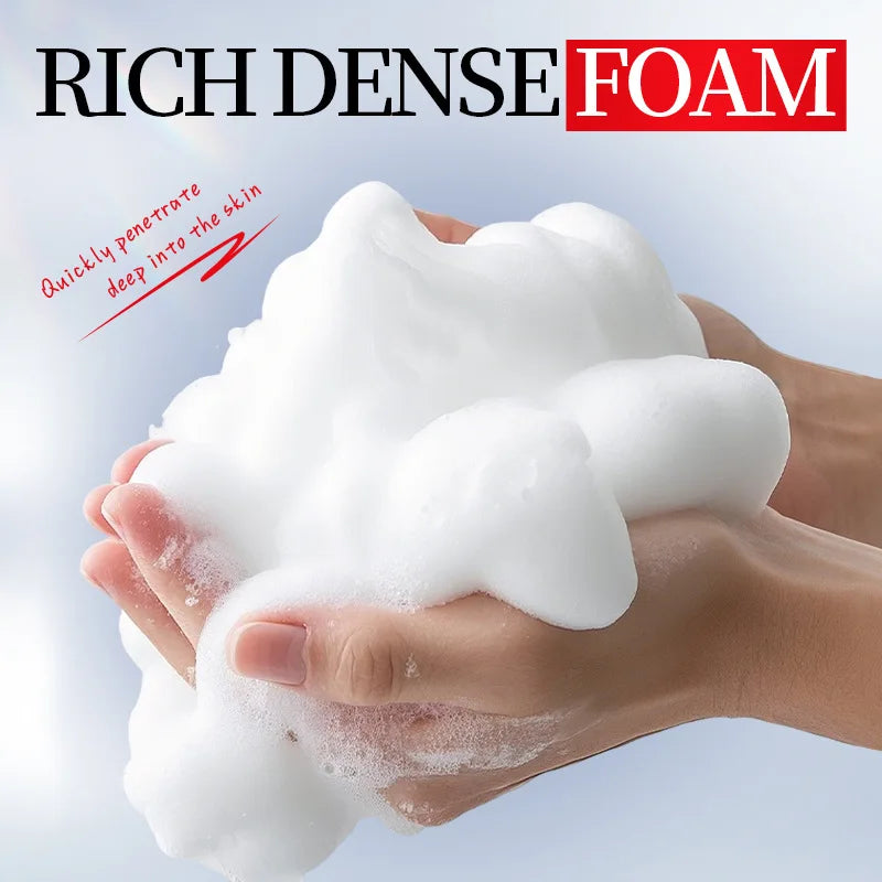 Kojic Acid Whitening Cleansing Soap, Facial And Body Soap Containing Niacinamide And Hyaluronic Acid, With A Foaming Net.