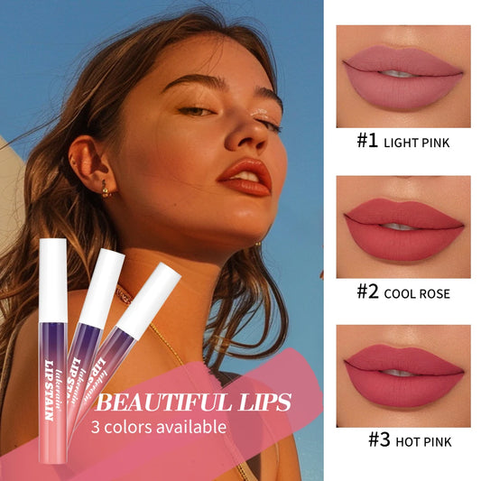 Long Lasting Waterproof Peel Off Lip Stain Lip Tint Transfer Proof Non-stick Cup Matte Reveal Lip Stain Cosmetics for Women