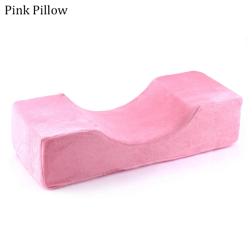 Grafted Eyelash Pillow Neck Support Grafting Lashes Memory Foam Cushion Eyelash Extension Soft Pillow With Pocket Makeup Salon