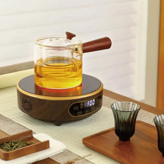 220V Electric Ceramic Stove Tea Stove Electric Hot Plate Heater Stove 7 Gear Heating Furnace Smart Tea Maker Water Boiler 1300W