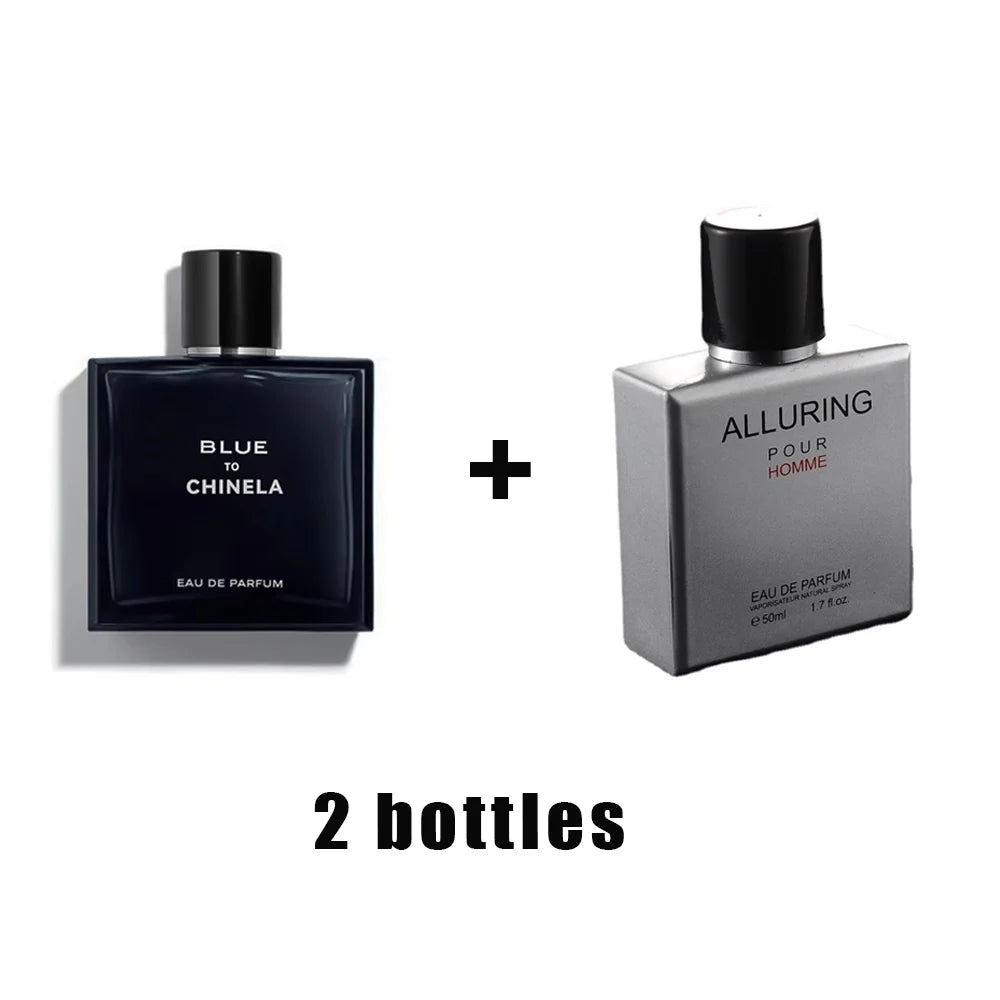 Top Selling Brand Eau De Toilette for Men Bleu de Homme 50ml – Long-lasting Fresh Scent  Elegant and Sporty  Fragrance for men