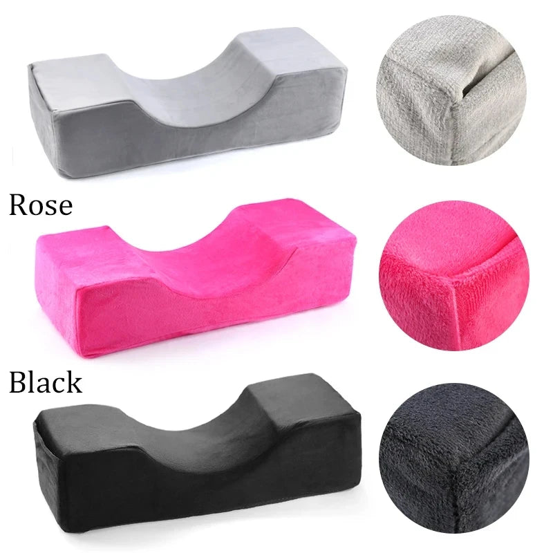 Grafted Eyelash Pillow Neck Support Grafting Lashes Memory Foam Cushion Eyelash Extension Soft Pillow With Pocket Makeup Salon