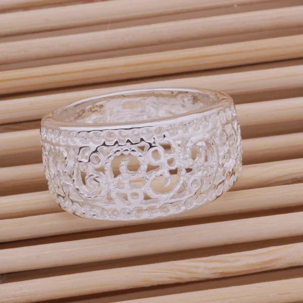 Wholsale 925 Sterling Silver Cute Charms Ring for Women Lady Wedding Party Gift Luxury Classic