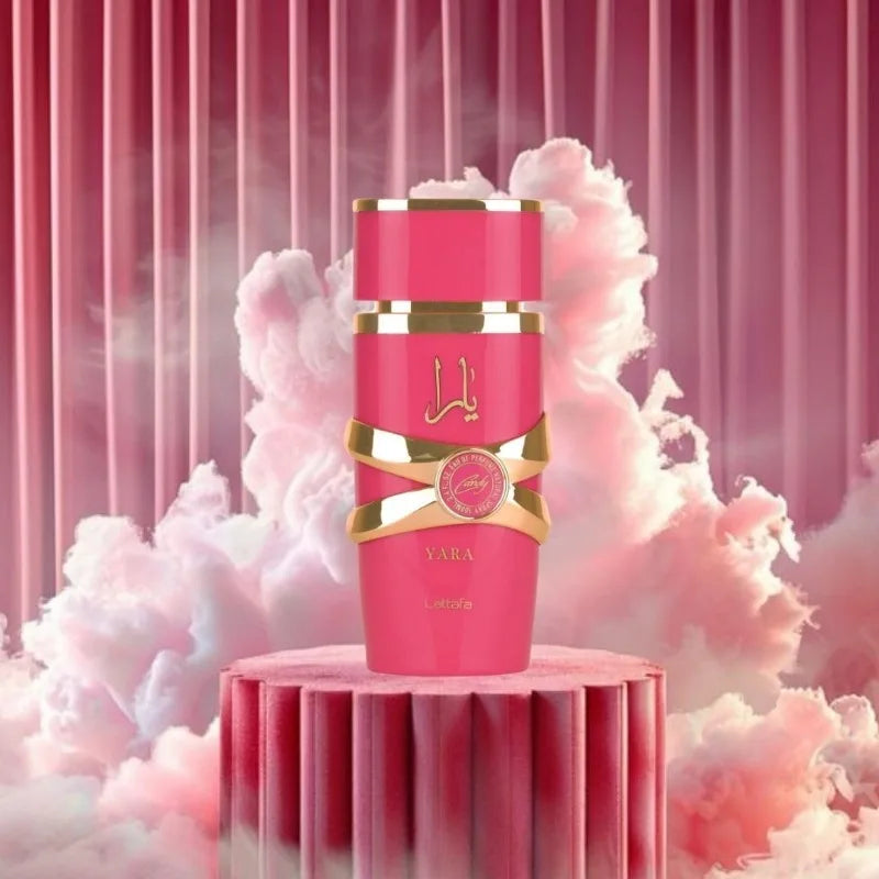 Lattafa Yara Candy Eau de Parfum Spray for Women 100ml Original Arab Perfumes Lasting Floral Fruity Fragrance Pheromone Perfume