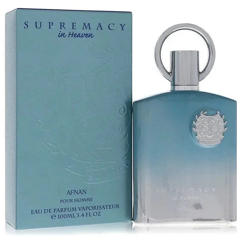 AFNAN Supremacy in Heaven Perfume 100ml Unisex Eau De Parfum Fresh Citrus Green Tea Fragrance Long Lasting Musk Woody Sandalwood