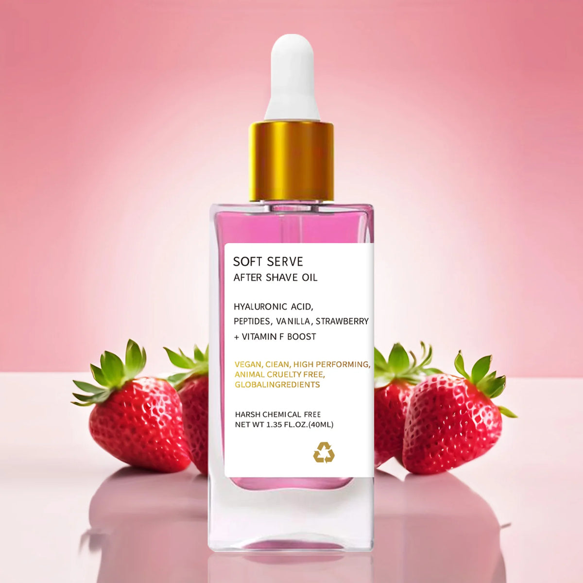 After Shave Oil Strawberry Vanilla Truly After Shave Oil For Smooth Skin Moisturizes Soft Skin Care Women Serve Shave Oil